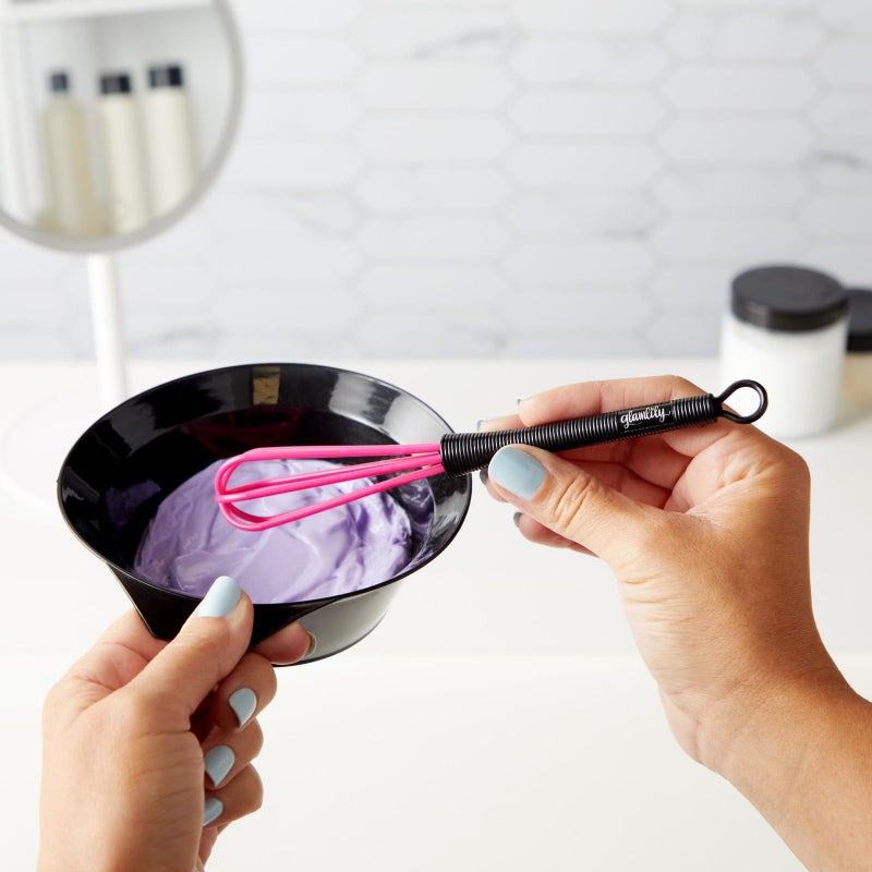 Glamlily Silicone Mini Hair Color Whisk Set - Precision Hair Dye Mixing Whisk - Multi-Use Salon & Kitchen Mixers - Vibrant Color Tools for Salon Organization - 6 Count, 7 x 1.2 in - Image 2